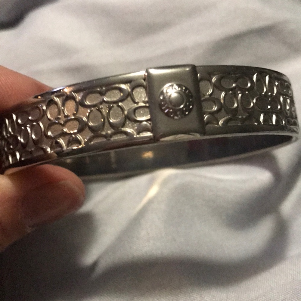 Coach silver bracelet